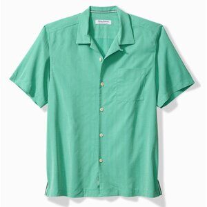 Tommy Bahama Coconut Point Tide Vista IslandZone Camp Hawaiian Shirt X-Large